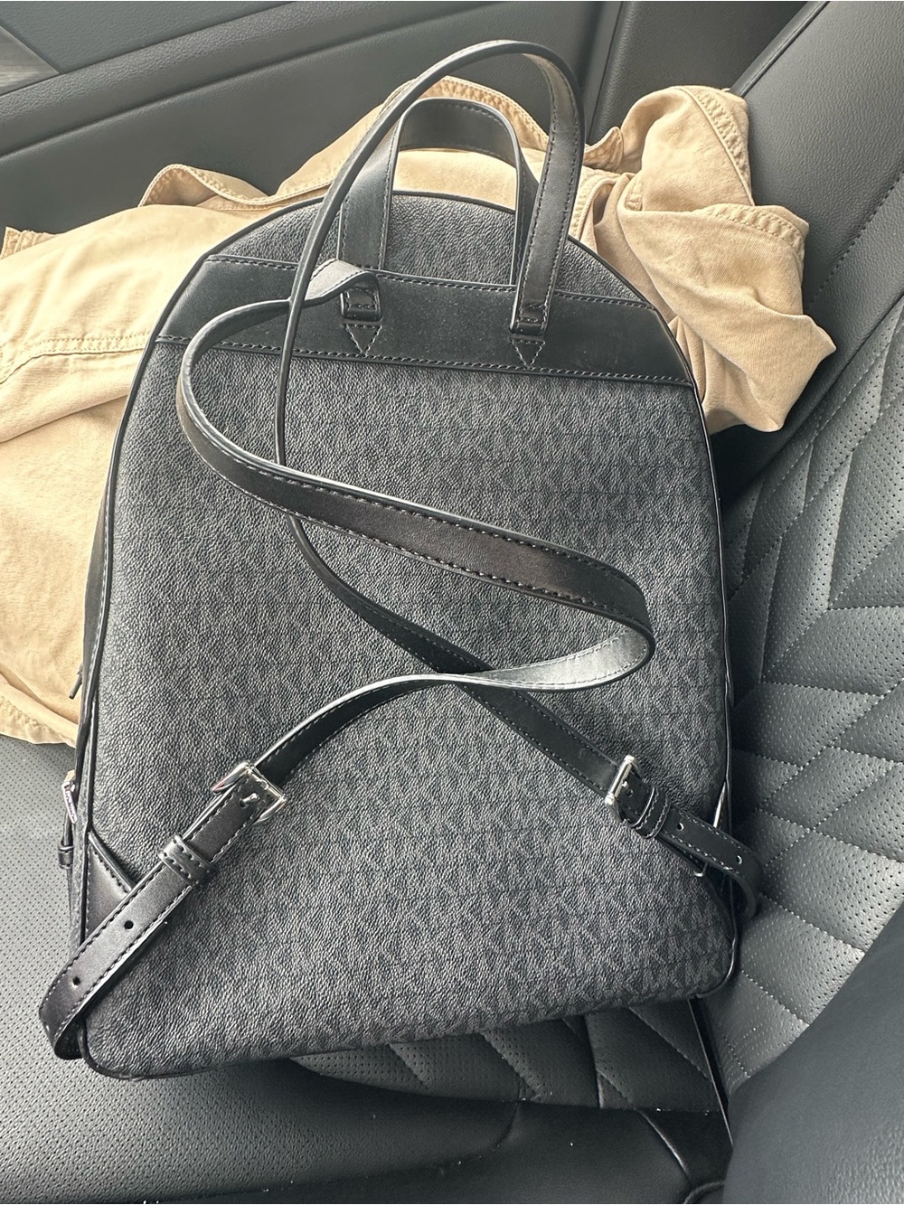 Michael Kors Logo Backpack - Picture 3 of 7
